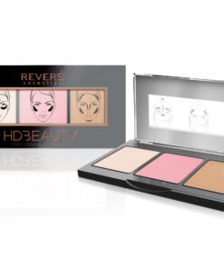 REVERS HD BEAUTY PRO CONTOUR kontūravimo paletė Nr. 01, 12g