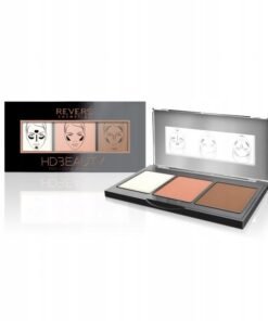 REVERS HD BEAUTY PRO CONTOUR kontūravimo paletė Nr. 04, 12g.